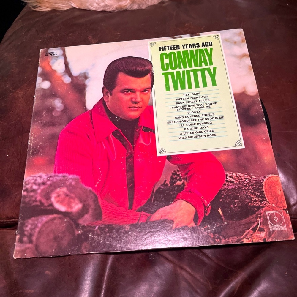 Conway Twitty Vinyl Record - Fifteen Years Ago 1970